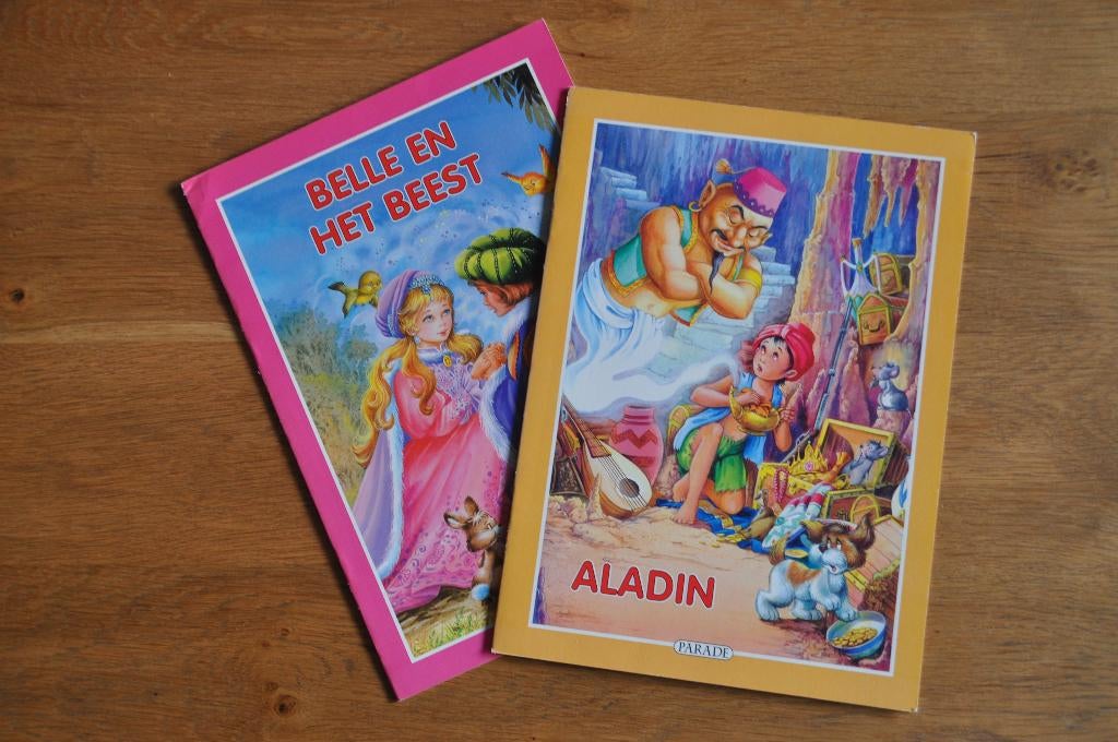 Aladin & Belle en het beest, 5 of 6 jaar, Fictie algemeen, Jongen of Meisje, Ophalen of Verzenden
