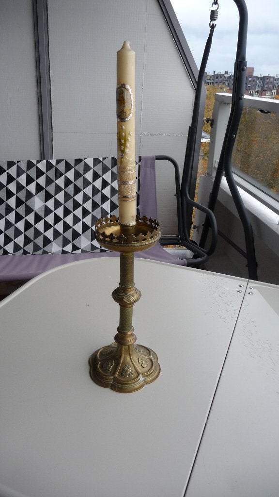Kerkkandelaar - 30 cm, Antiek en Kunst, Ophalen of Verzenden, Koper of Brons