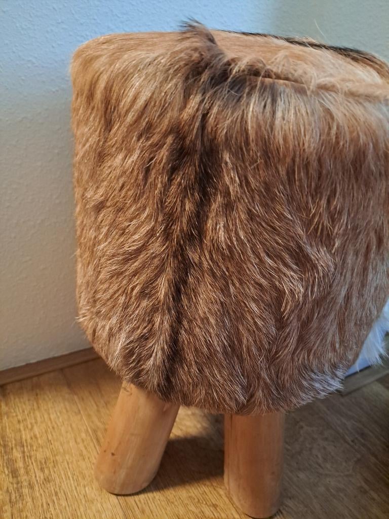 Krukjes,  2  geitenhaar hout, Ophalen, Hout