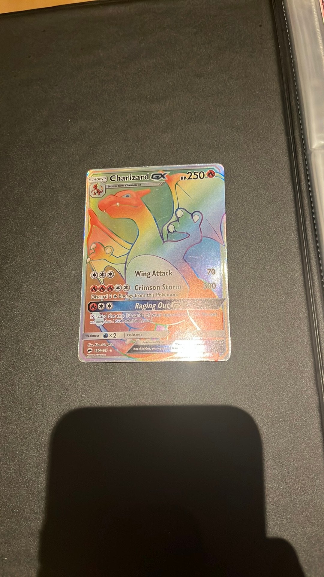 Pokemon Charizard GX rainbow, Telecommunicatie, Mobiele telefoons | Apple iPhone, Ophalen of Verzenden, Zo goed als nieuw