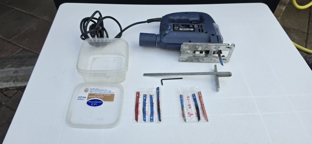 Decoupeerzaag FERM JSV-650P met extra zaagjes, Gebruikt, Decoupeerzaag, Ophalen of Verzenden, Ferm