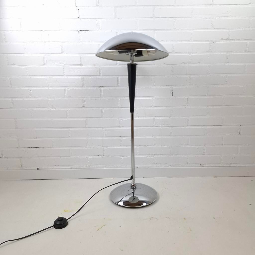 Vintage vloerlamp stalamp mushroom Bauhaus stijl, Ophalen, Gebruikt, X, Metaal