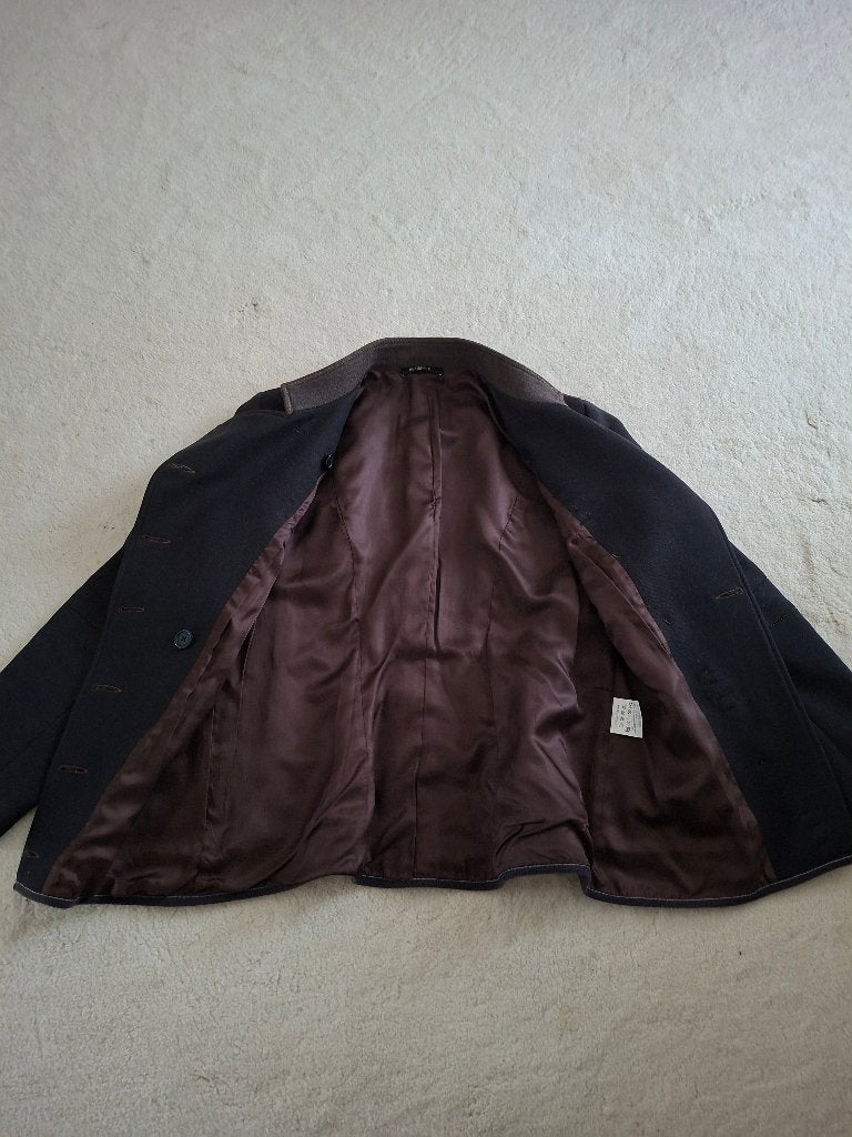Aparte dames jas, italiaanse jas, merk BEATRICE, maat 38/40, Maat 38/40 (M), Bruin, Ophalen of Verzenden, Zo goed als nieuw