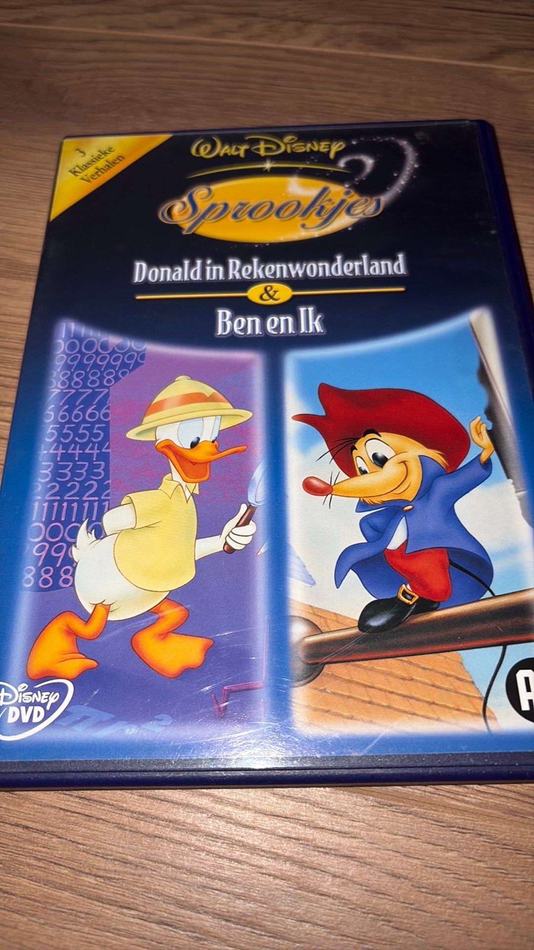 Walt Disney - 3 Klassieke Sprookjes op dvd., Alle leeftijden, Ophalen of Verzenden, Zo goed als nieuw, Amerikaans