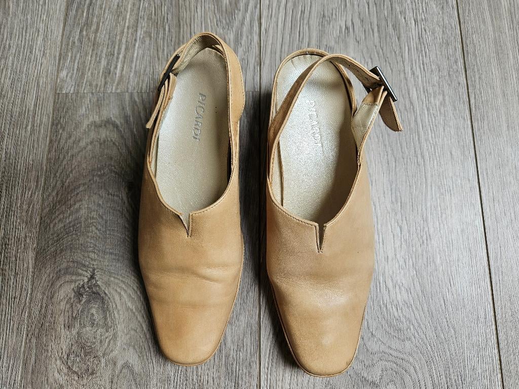 Picardi dames schoenen, maat 36, Schoenen met lage hakken, Beige, Ophalen of Verzenden, Zo goed als nieuw