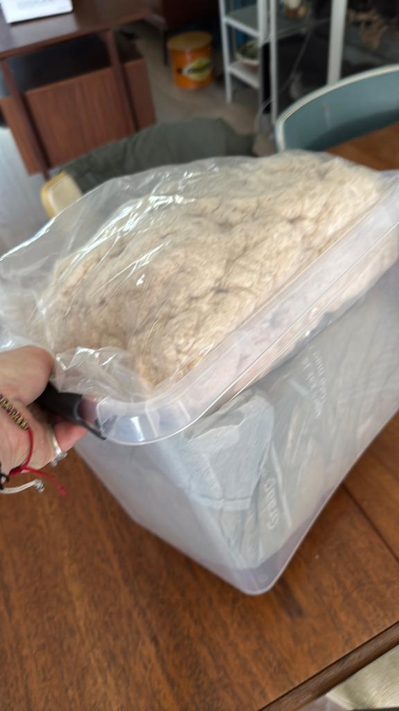 Doos kapok, kussenvulling, Huis en Inrichting, Woonaccessoires | Kussens, Ophalen of Verzenden, Zo goed als nieuw, Wit, Vierkant