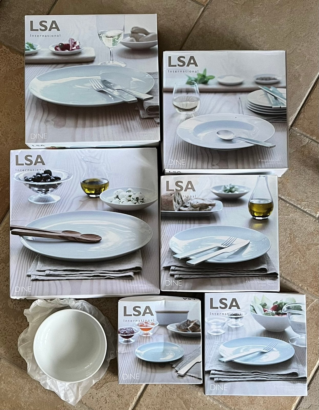 Servies van LSA ~ starterset wit ~ of stel zelf samen, Ophalen, Overige merken, Nieuw, Overige stijlen