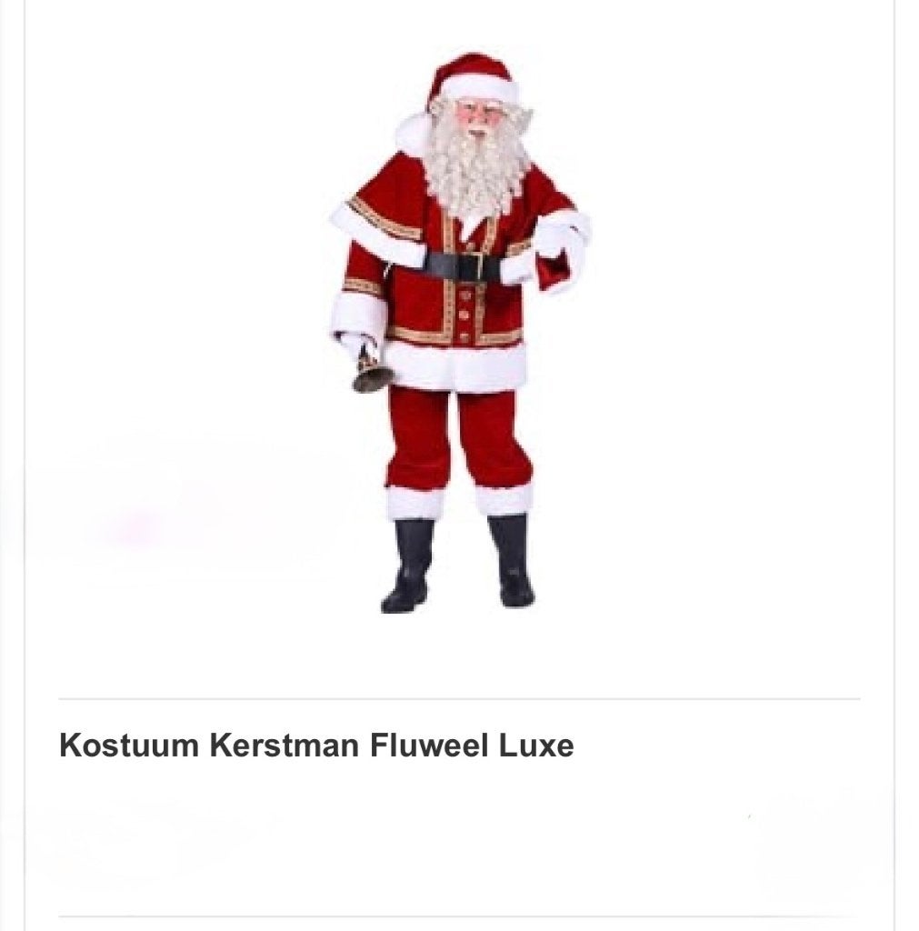 kerstman  pak, Diversen, Kerst, Ophalen of Verzenden, Zo goed als nieuw