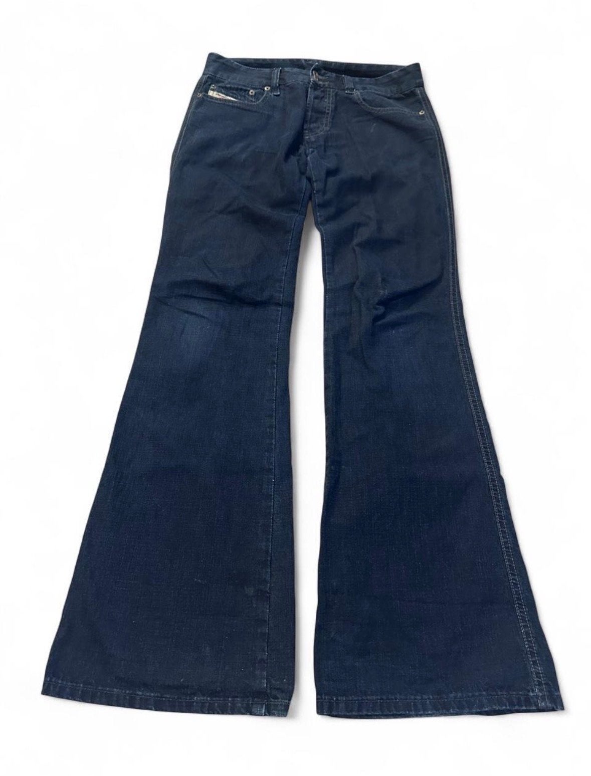 Diesel X-Rotuck Flared Jeans W30 L32 Y2K Made in Italy, Ophalen of Verzenden, Gedragen, Blauw, W30 - W32 (confectie 38/40)