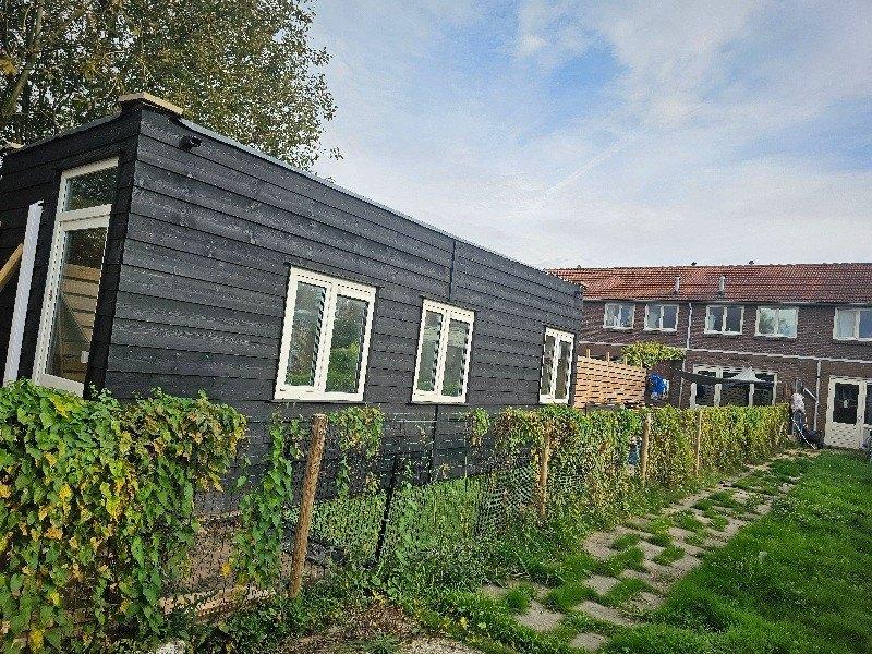 Geïsoleerd chalet/tuinkantoor 18m² - met o.a. airco & boiler, Tuin en Terras, Tuinhuizen, Ophalen, 200 tot 400 cm, 3 ramen of meer