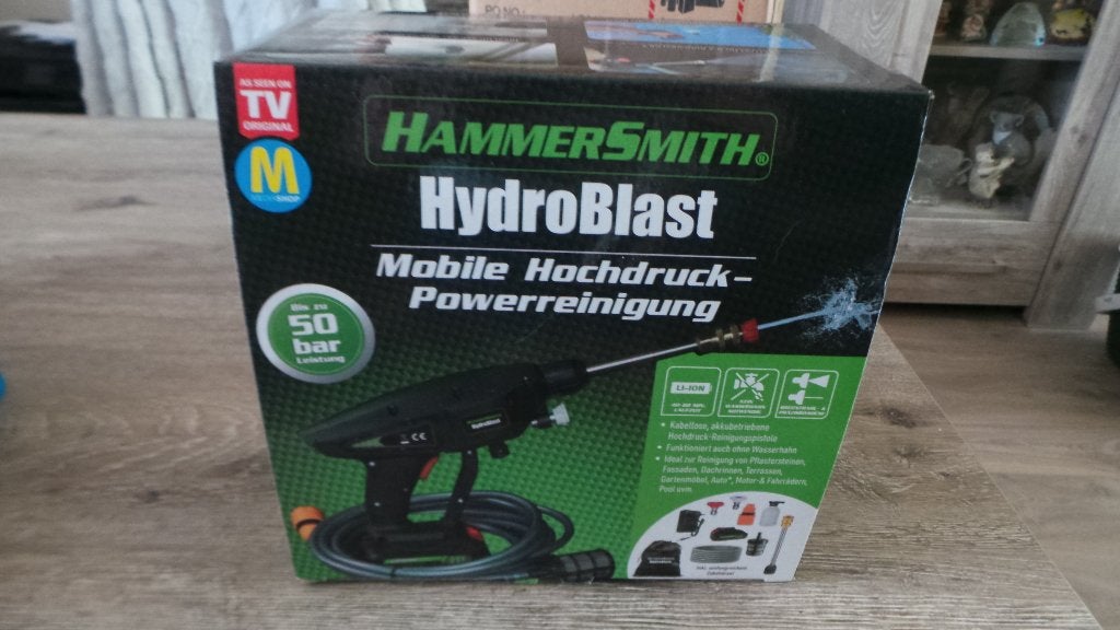 Hammersmith Hydroblast mobiele hogedrukreiniger, Ophalen of Verzenden, Nieuw, Accu, Overige merken