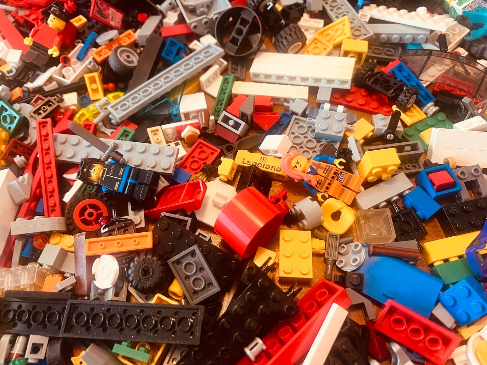 Foto 14 van Grote partij gemengde LEGO stenen en onderdelen