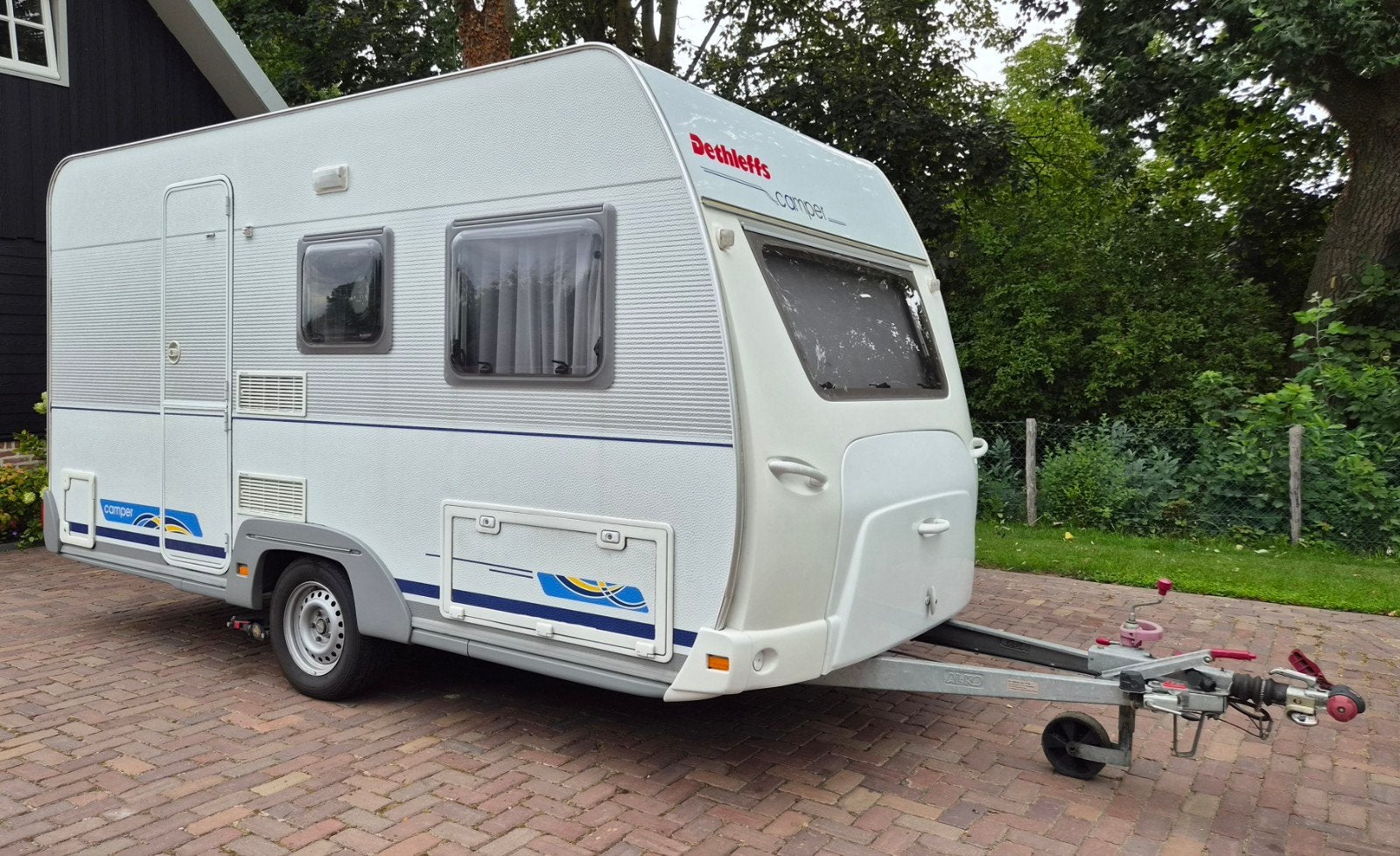 Dethleffs Camper - lichtgewicht, compleet, airco en mover, Treinzit, Particulier, Luifel, Tot en met 4