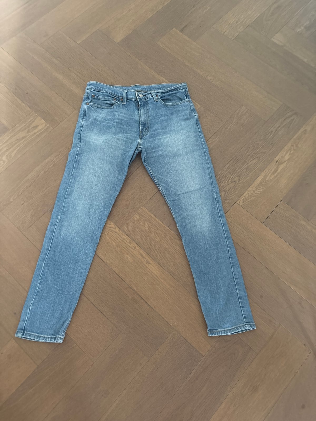 Levi's 512 Slim Taper Jeans W34 L32 - Zo goed als nieuw, Ophalen of Verzenden, Zo goed als nieuw, Blauw, W33 - W34 (confectie 48/50)