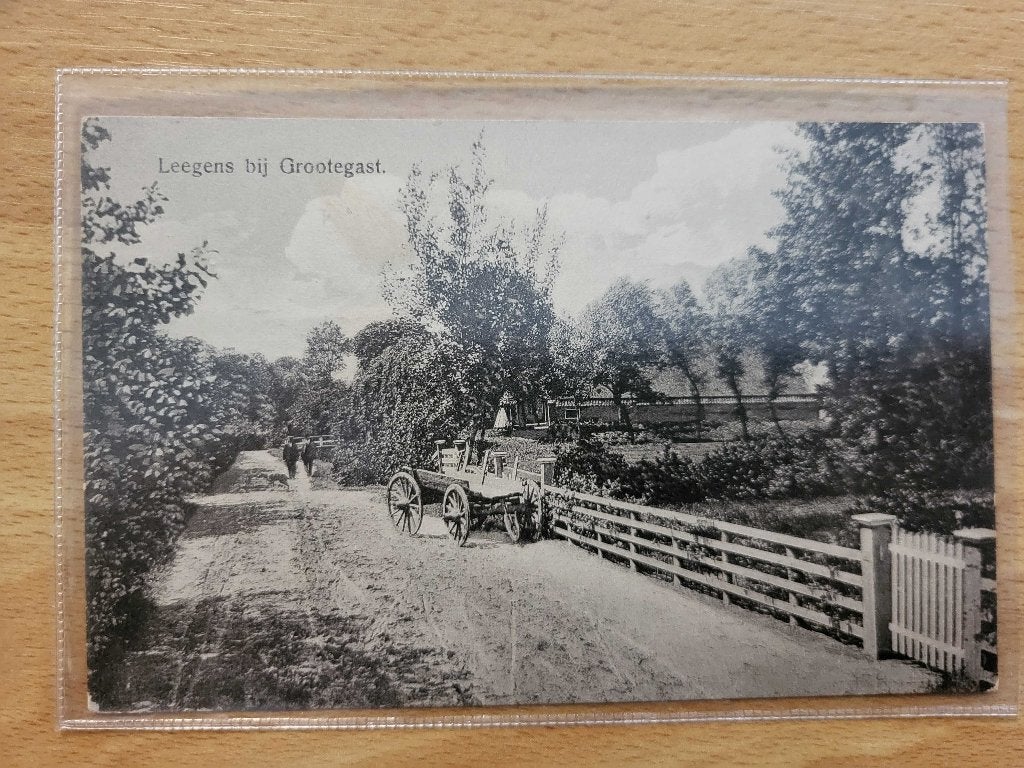 ansicht Leegens bij Grootegast 1921, Verzamelen, Ansichtkaarten | Nederland, Ophalen of Verzenden, Voor 1920, Groningen