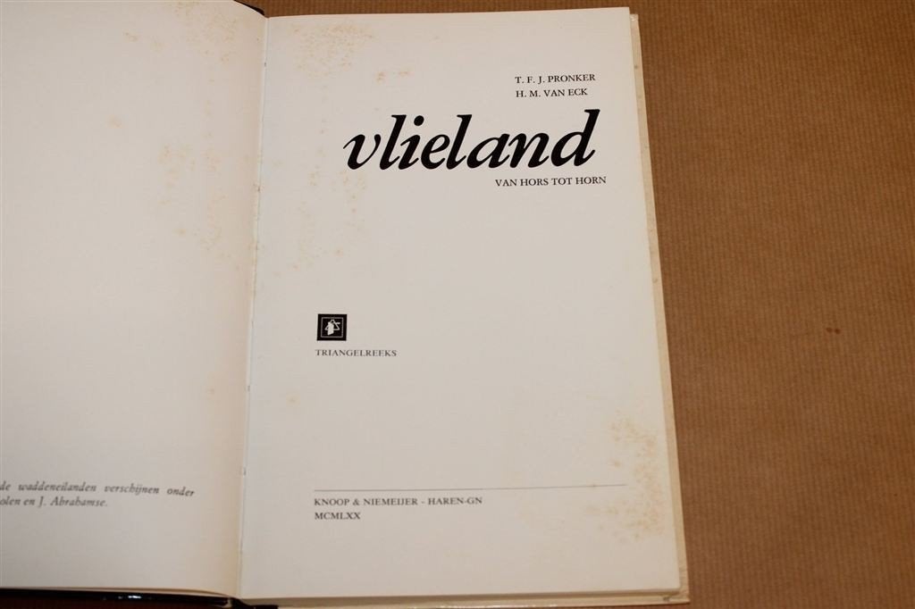 Vlieland — Van Hors tot Horn, Fotoboek, Historie 1972, Boeken, Ophalen of Verzenden, Gelezen