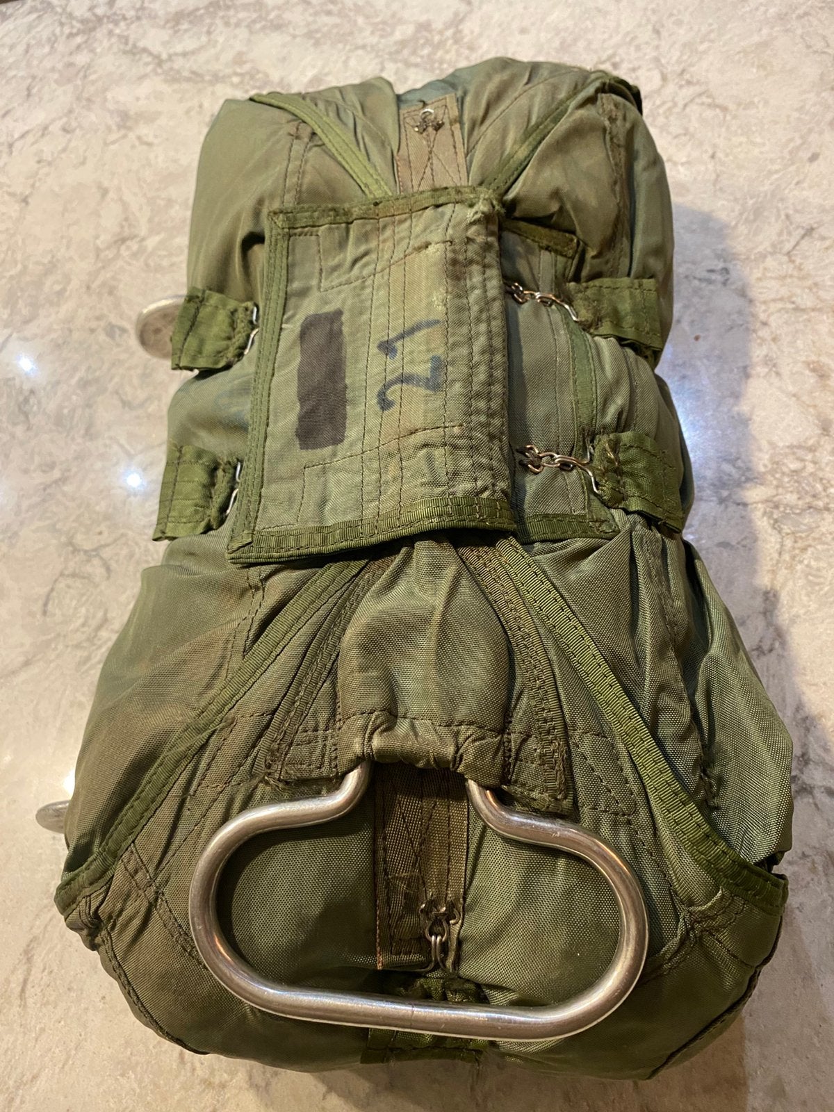 US T10R reserve parachute - 2004, Ophalen of Verzenden, Landmacht, Amerika