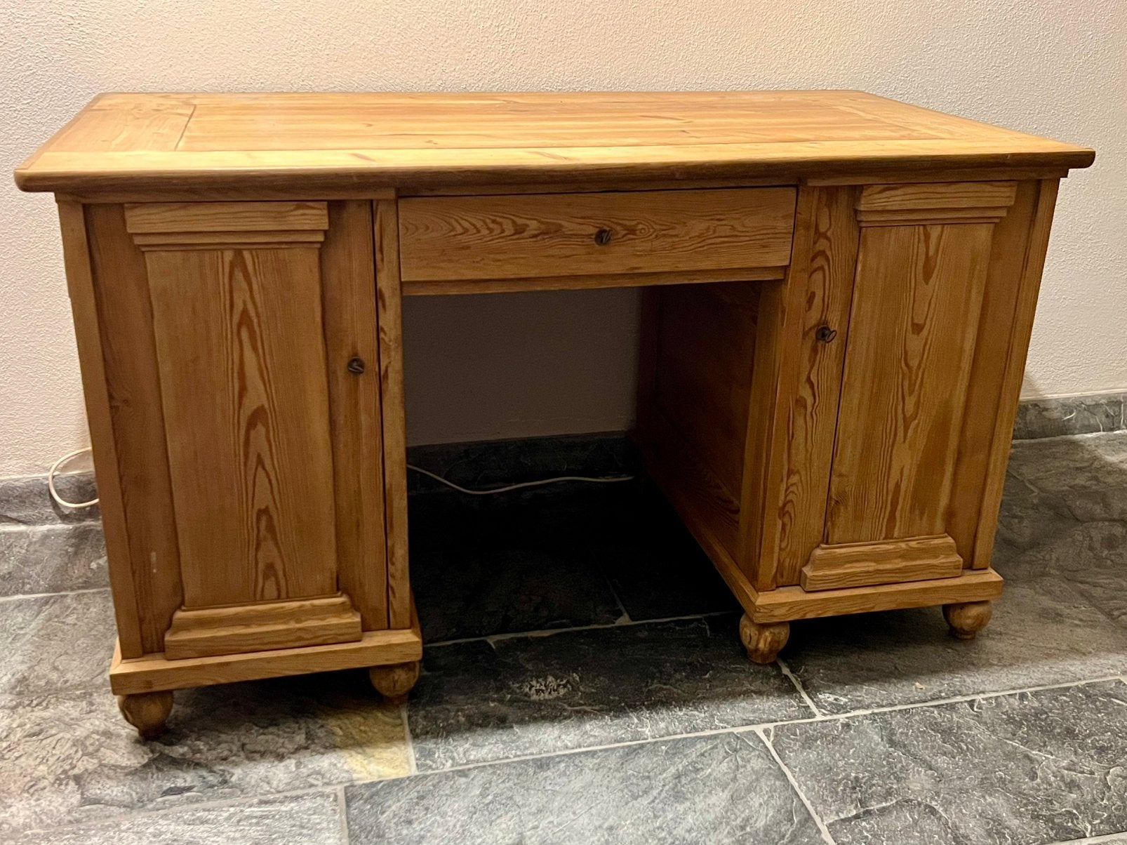 Uniek antiek grenen bureau, Ophalen, Gebruikt, Hout, Antiek