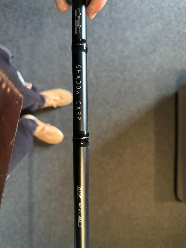 C-tec shadow carp 12ft 2.75 lb 2 stuks nieuw, Watersport en Boten, Hengelsport | Karpervissen, Ophalen of Verzenden, Zo goed als nieuw
