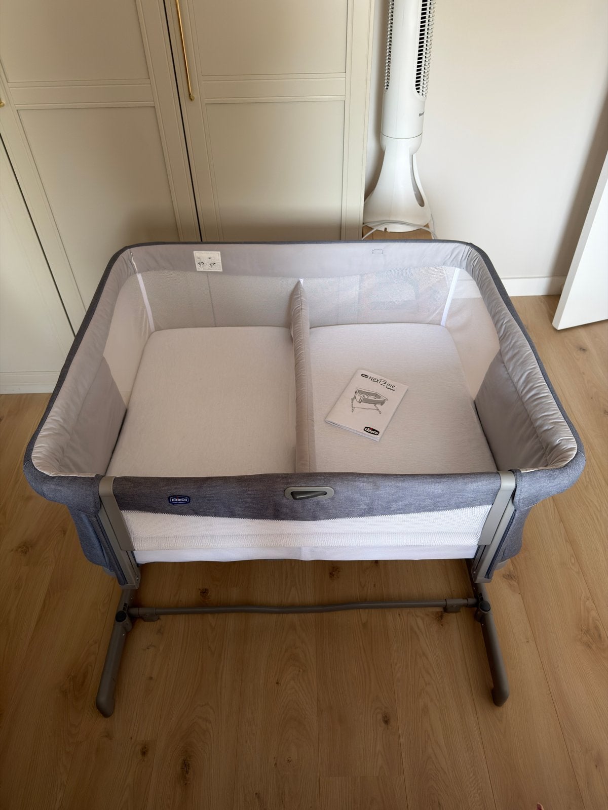 Chicco Next2Me Wiege voor Tweelingen - Zo goed als nieuw, Ophalen, Gebruikt, Wieg
