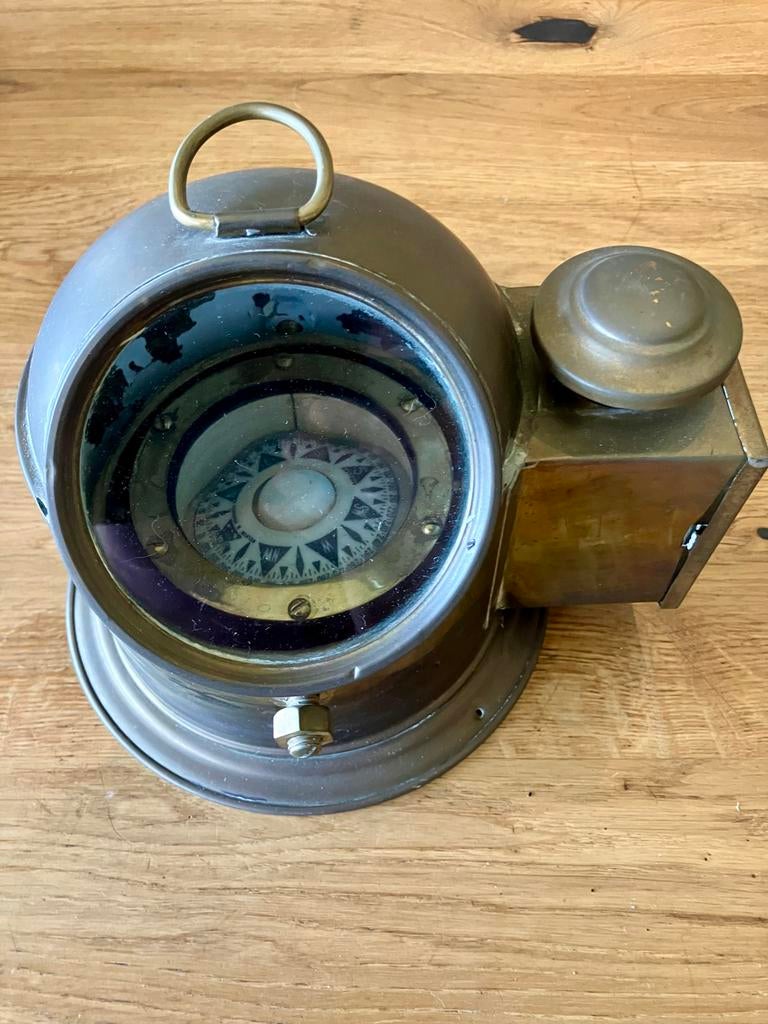Kelvin & Hughes vintage Scheepskompas - verzamelobject, Ophalen