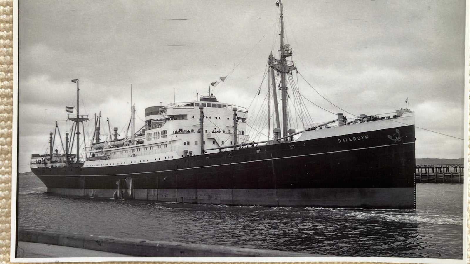 DALERDYK  1930 HAL  passagiers, Verzamelen, Ophalen of Verzenden, Zo goed als nieuw, Kaart, Foto of Prent