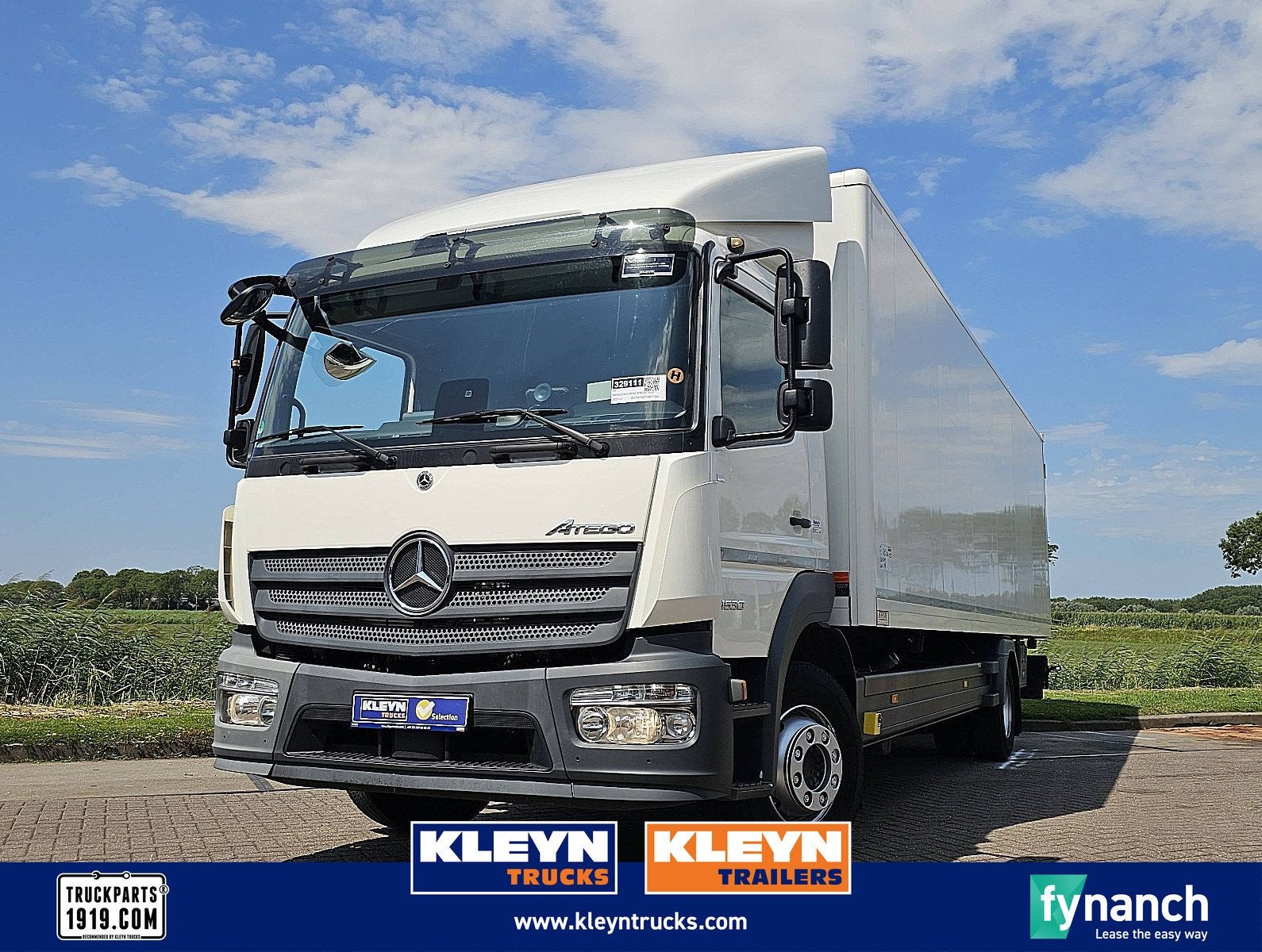 MERCEDES-BENZ ATEGO 1530 lift airco 7.2t payl, Automaat, Euro 6, Wit, Mercedes-Benz