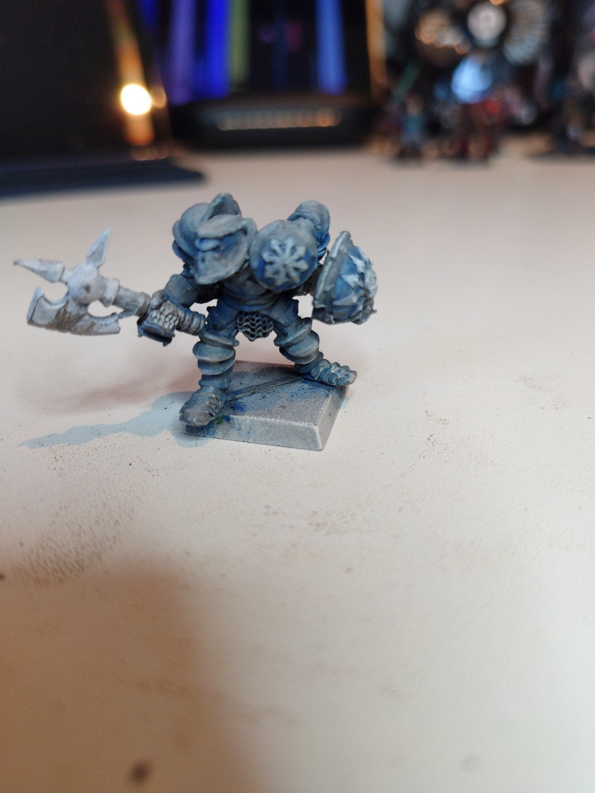 Oldhammer Chaos Warrior - Doomaxe, Hobby en Vrije tijd, Wargaming, Ophalen of Verzenden