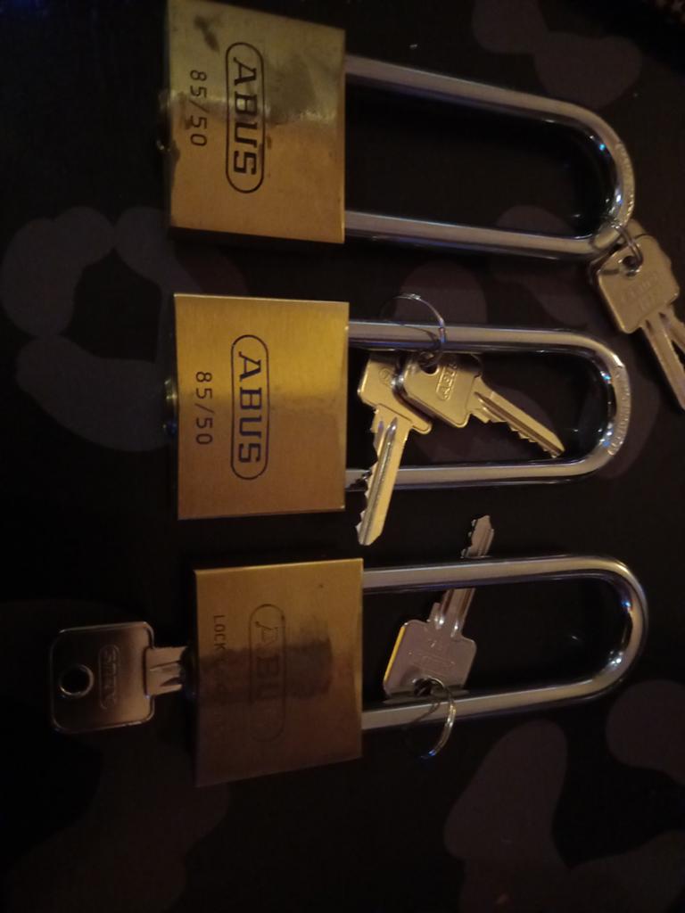 ABUS Hangslot  3x, Ophalen of Verzenden