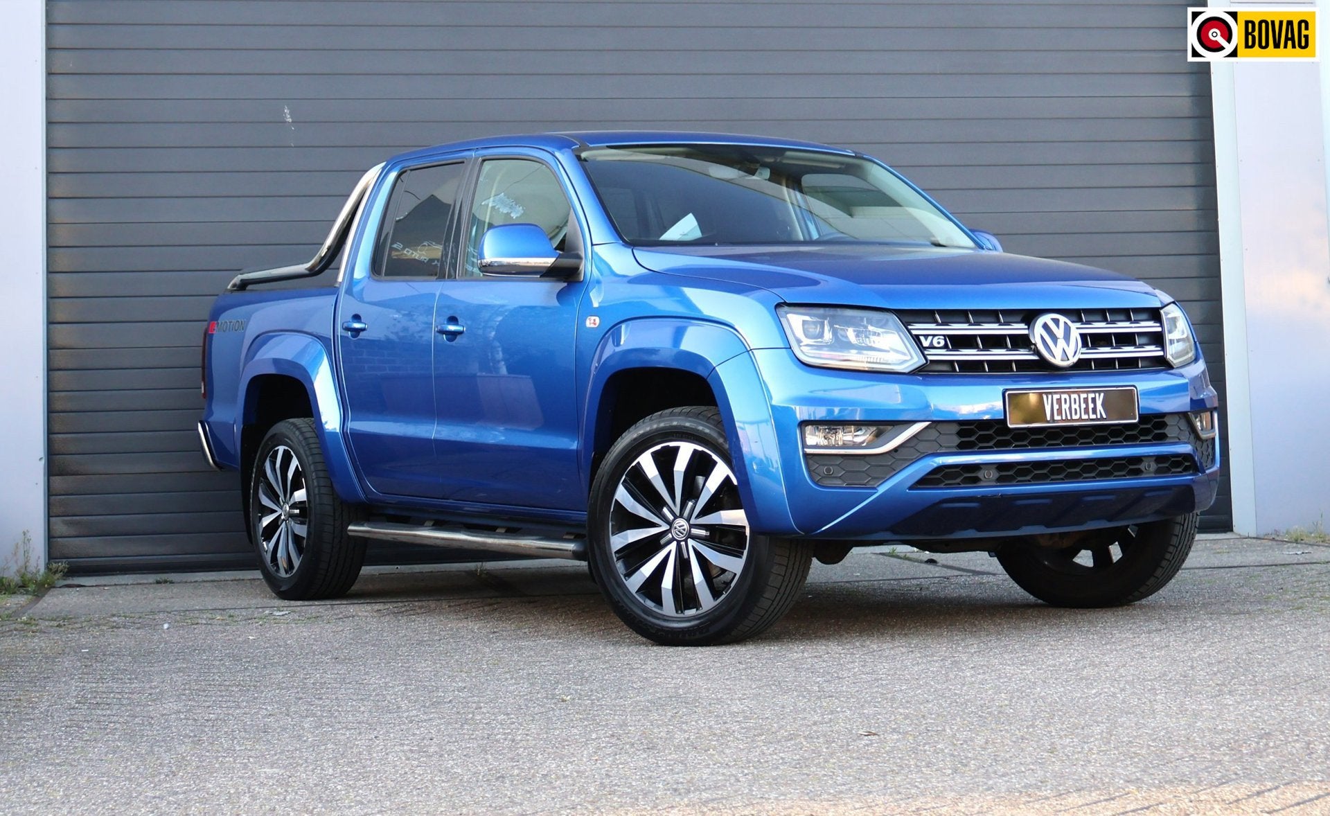 Volkswagen Amarok 3.0 TDI 4Motion Plus Cab Highline Luxe/Cam, Auto's, Volkswagen, Gebruikt, Zwart, Blauw, Bedrijf