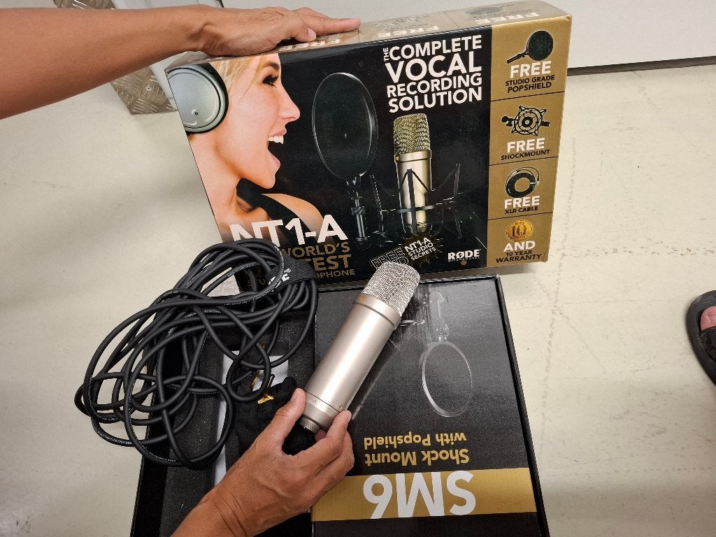 Rode NT1-A Studiomicrofoon set met accessoires, Ophalen, Nieuw, Studiomicrofoon