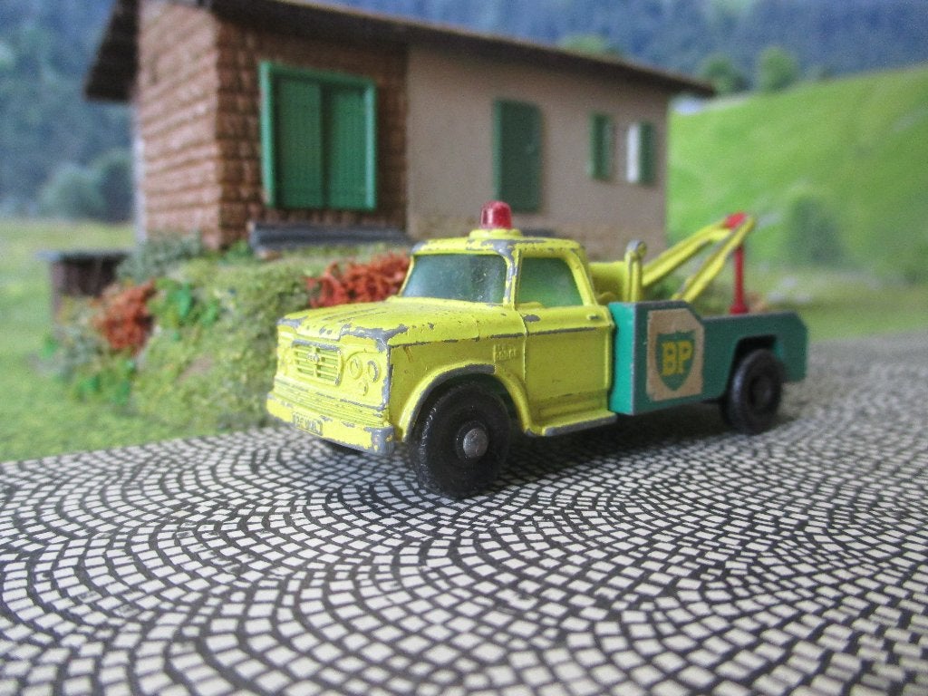 1/85 Dodge BP Takelwagen Lesney Matchbox No.13 1965-1969 #1, Hobby en Vrije tijd, Modelauto's | Overige schalen, Gebruikt, Auto