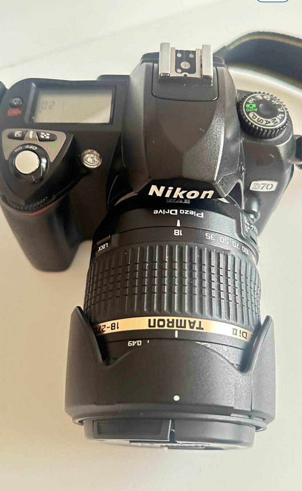 Nikon camera  D70 DSLR + Tamron 18-270mm lens – complete set, Ophalen of Verzenden, Zo goed als nieuw, Spiegelreflex, Nikon
