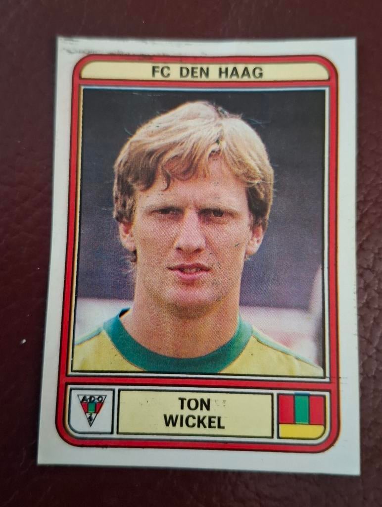 Panini voetbal 80 Ton Wickel, Ophalen of Verzenden, Nieuw, Overige binnenlandse clubs, Poster, Plaatje of Sticker