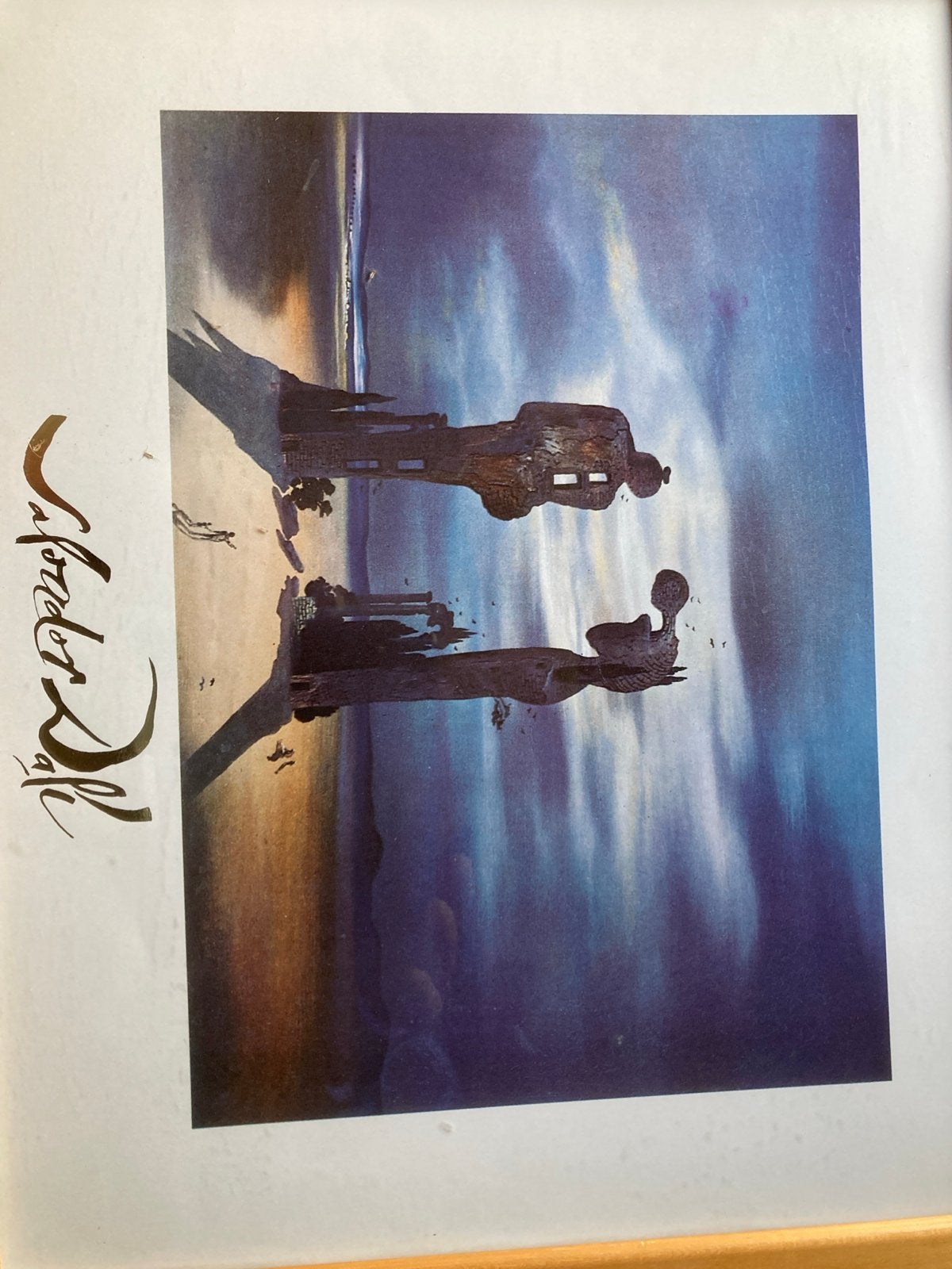 Salvador Dalí 'De Zonsondergang' Kunstprint, Ophalen