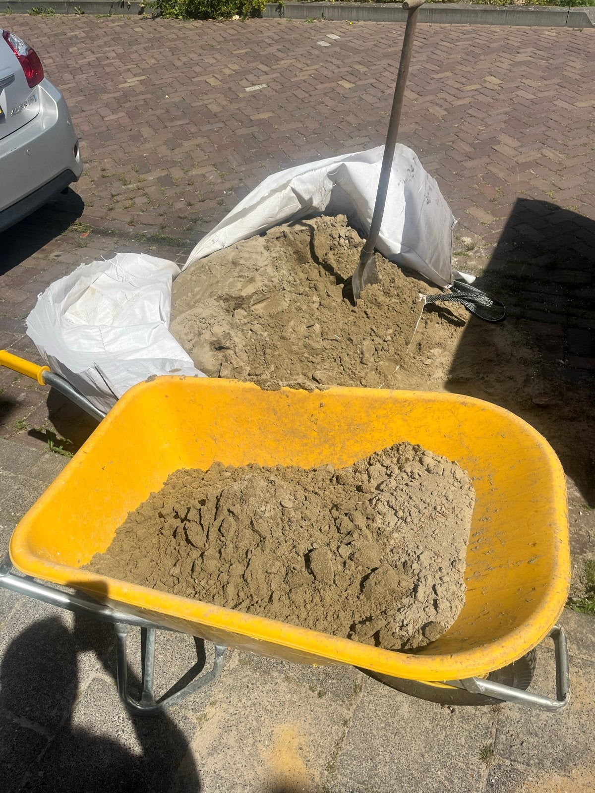 Ophoogzand / Straatzand in big bag. Vandaag gratis afhalen!, Ophalen, Nieuw, Straatzand
