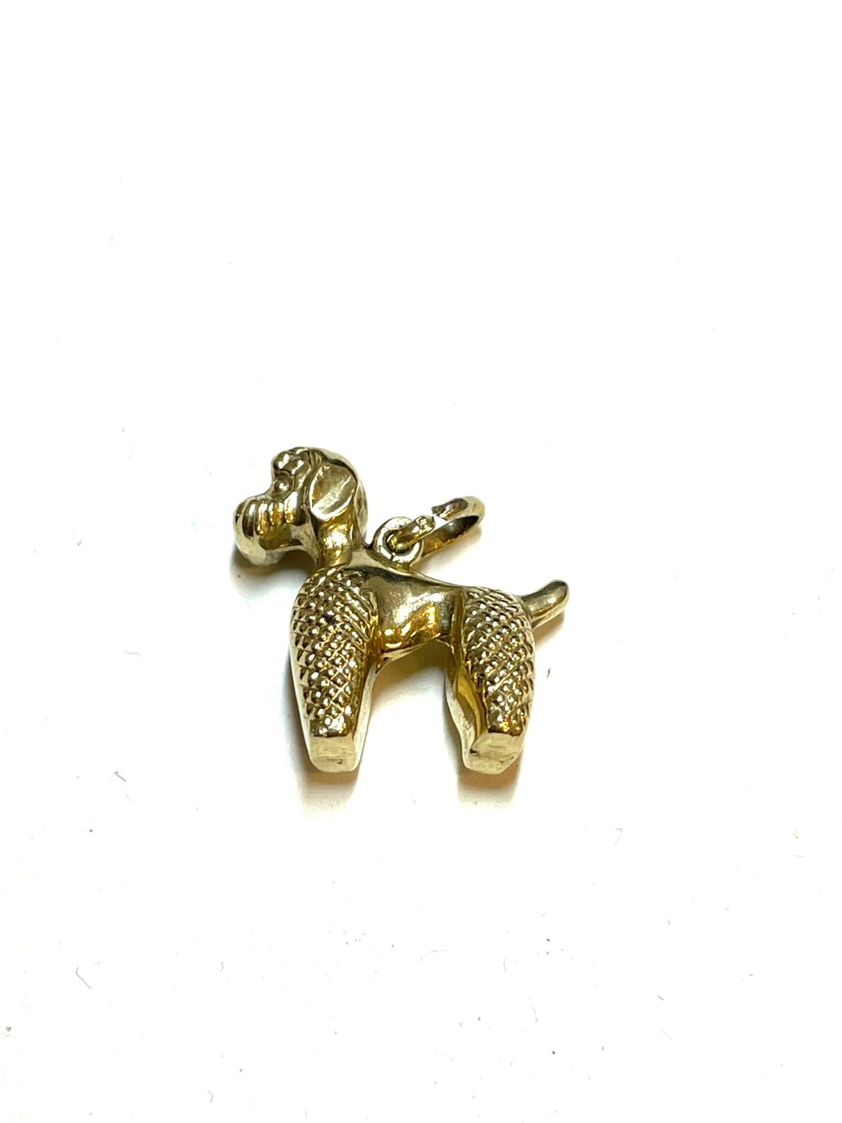 14k gouden hond hanger, Sieraden, Tassen en Uiterlijk, Kettinghangers, -, -, Ophalen of Verzenden, Zo goed als nieuw