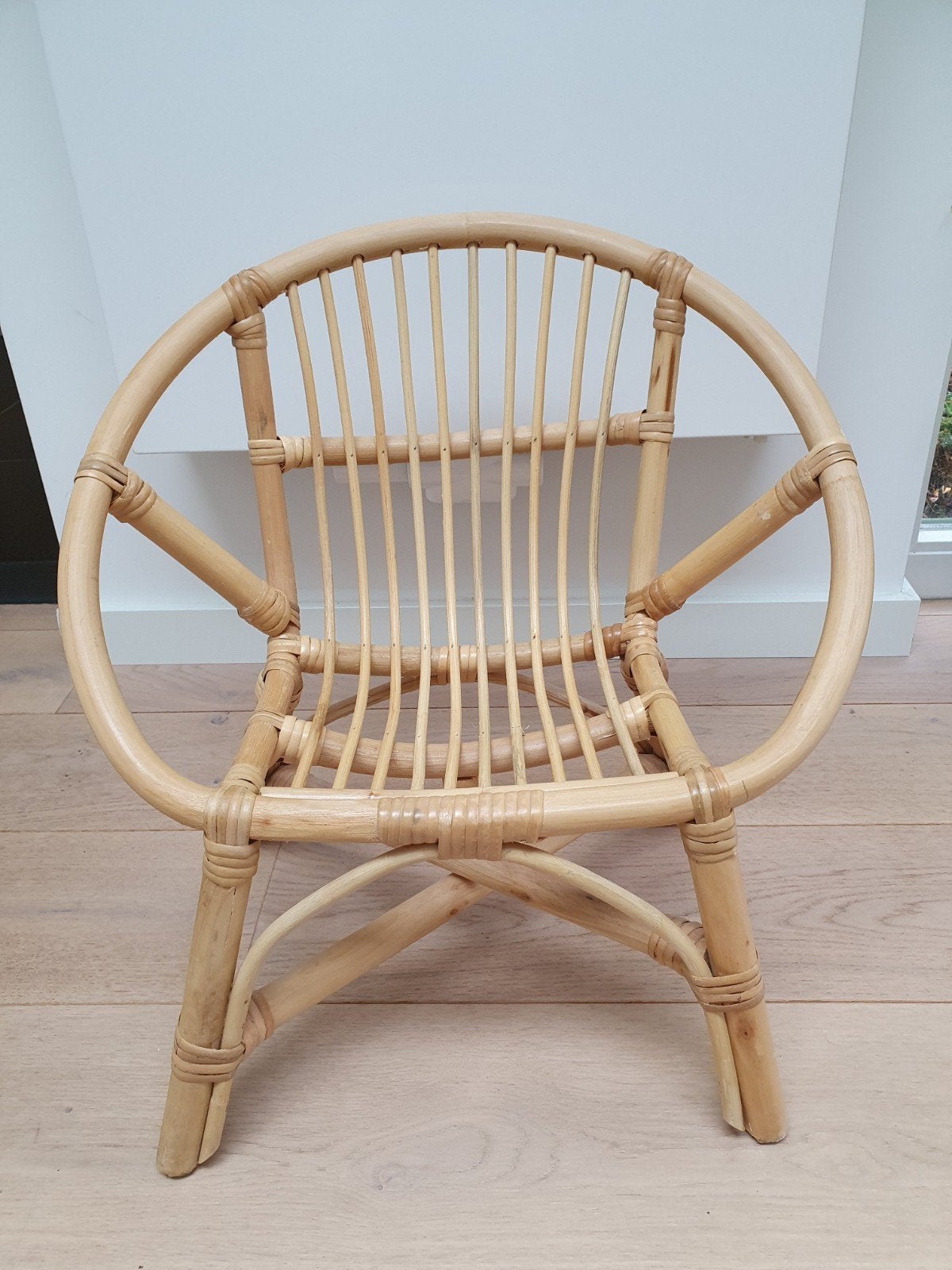 Rotan kinderstoel - Vintage look, Ophalen, Zo goed als nieuw, Stoel