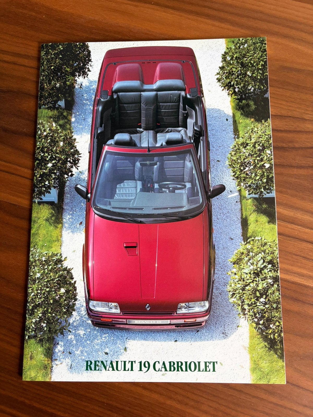 Renault 19 cabriolet brochure, Ophalen of Verzenden, Zo goed als nieuw, Renault