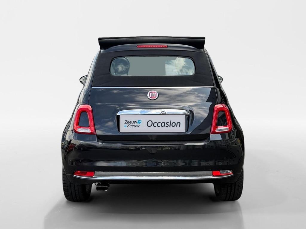 Fiat 500 C 0.9 TwinAir Turbo Lounge Cabrio | CruiseControl |, 12 maanden, Stof, Gebruikt, Zwart