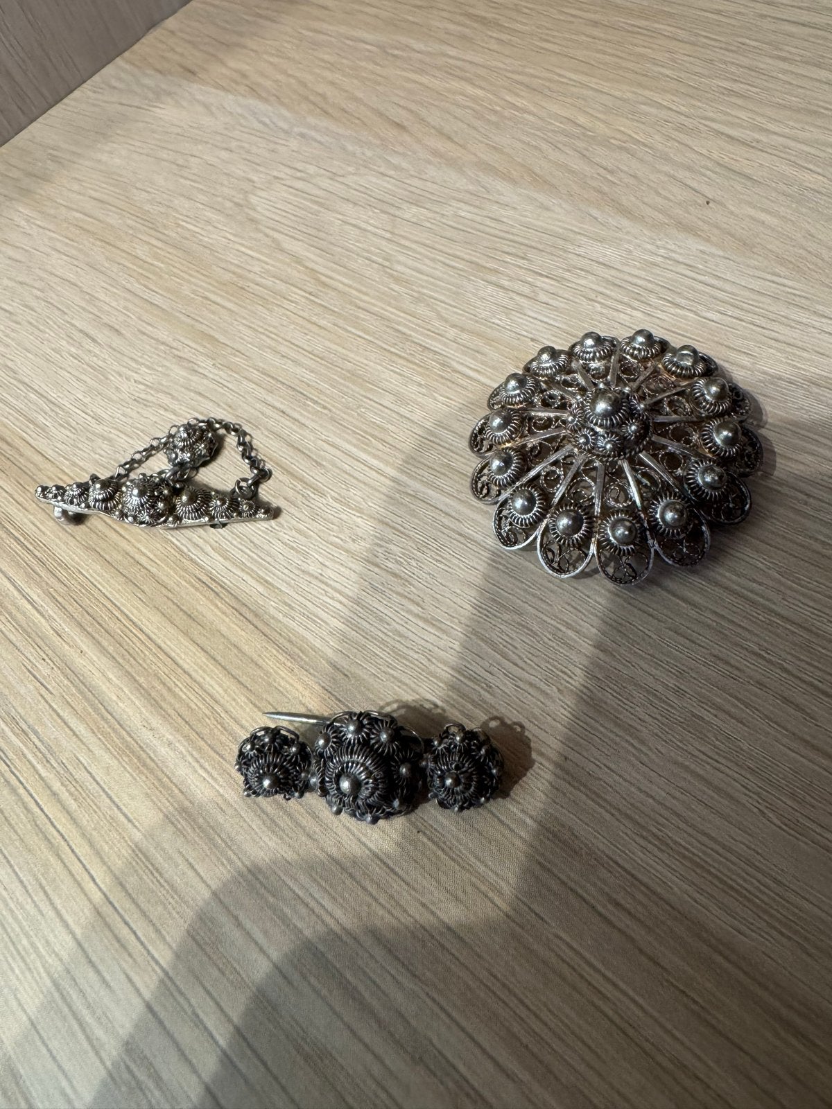 Zilveren Zeeuwse Knoop Sieraden Set, Verzenden, Zilver, Broche