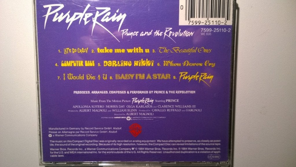 Prince And The Revolution - Purple Rain, Ophalen of Verzenden, Zo goed als nieuw, Pop, Album