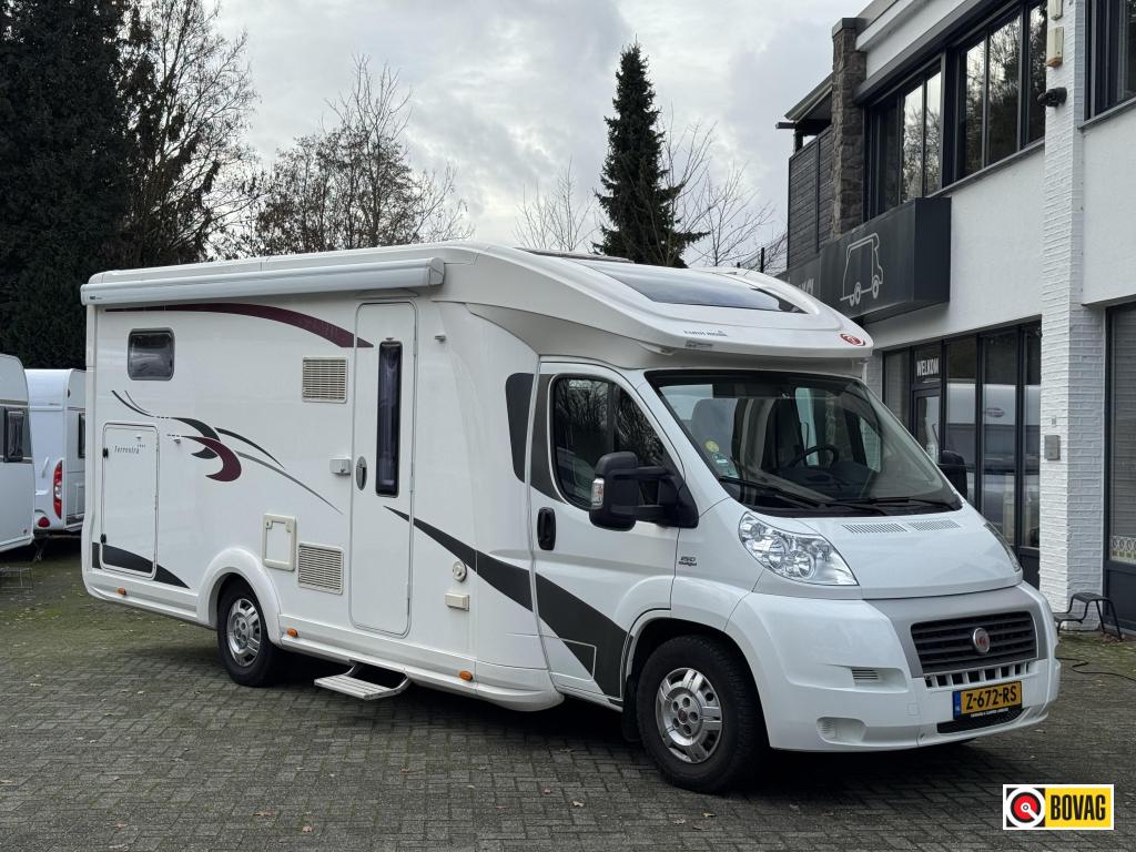 Eura Mobil Terrestra 720 EB , 2e Pinksterdag open, Caravans en Kamperen, Campers, Chemisch toilet, Ringverwarming, Fiat, Tot en met 2