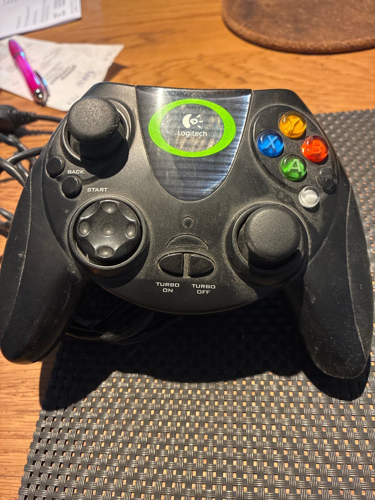 Logitech Gamepad Thunderpad- Bedrade Controller voor PC, Gebruikt, Ophalen of Verzenden, PC, Logitech