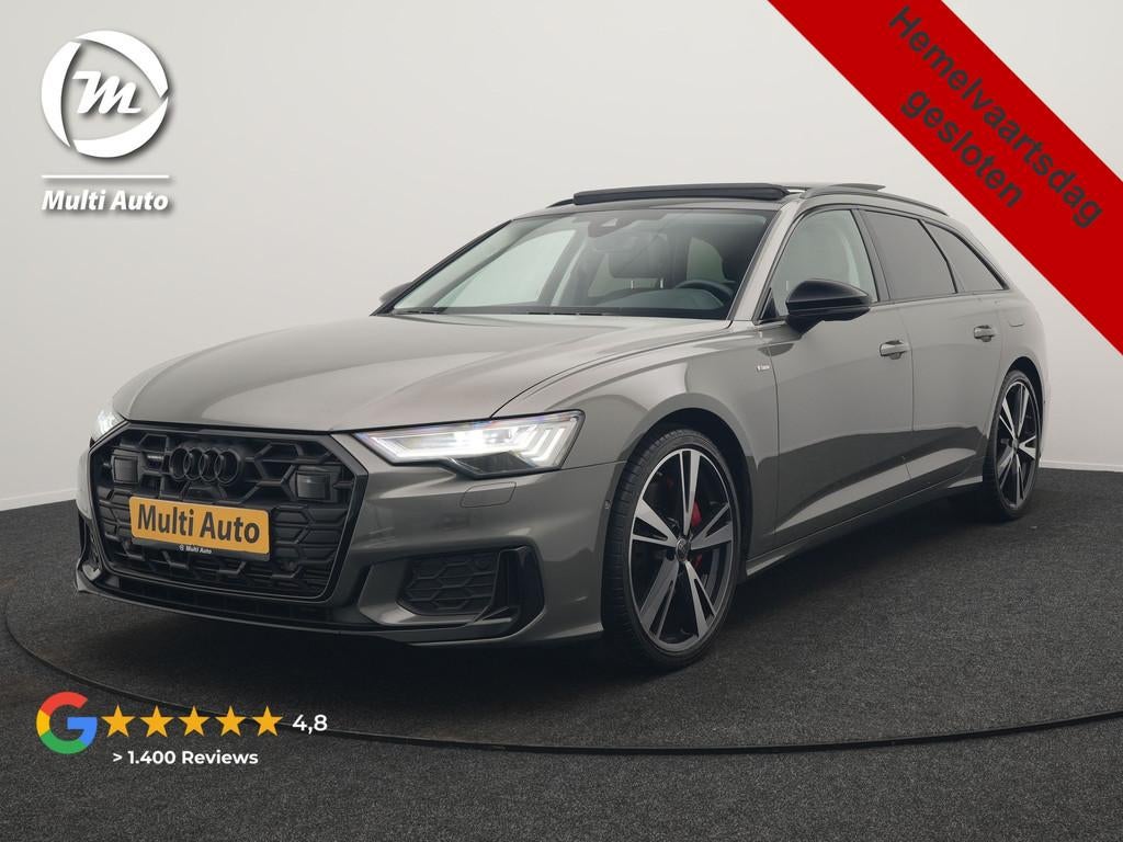 Audi A6 Avant 55 TFSI e Quattro Facelift S Line Competition, Automaat, Gebruikt, Zwart, 4 cilinders