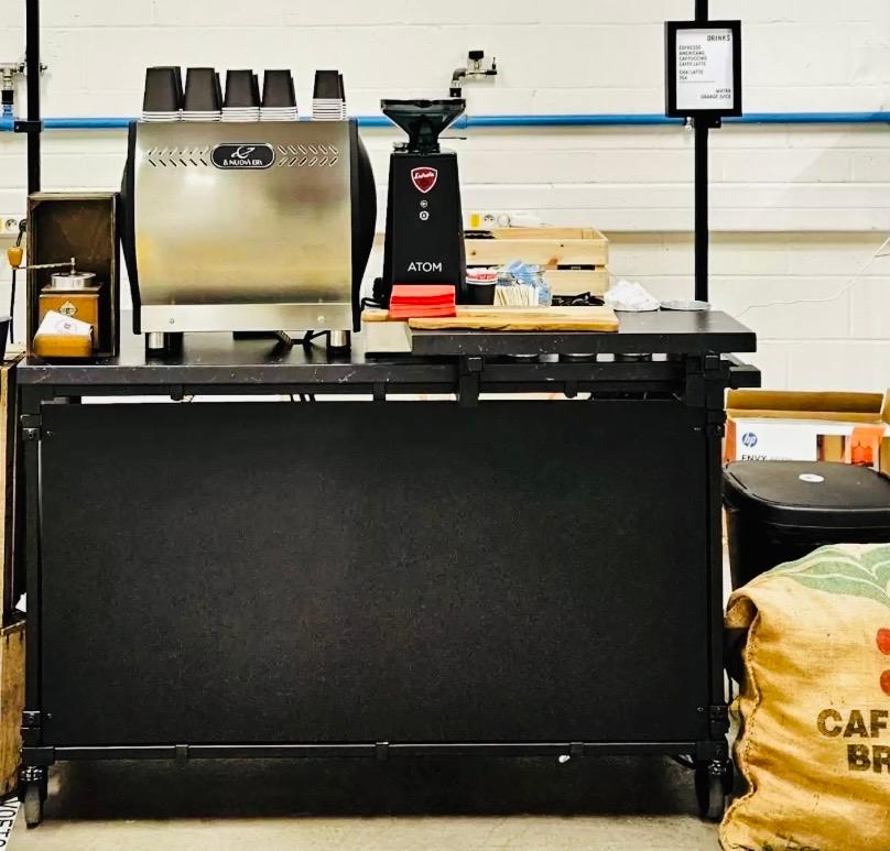 Mobiele Koffiebar met Uitkloplade, Ophalen of Verzenden, Gebruikt