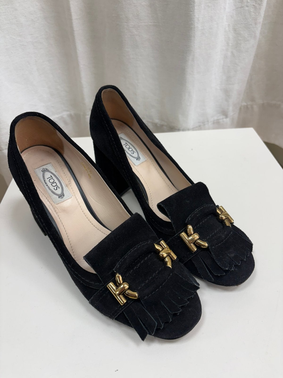 Tod’s maat 38,5, Pumps, Zwart, Ophalen of Verzenden, Zo goed als nieuw