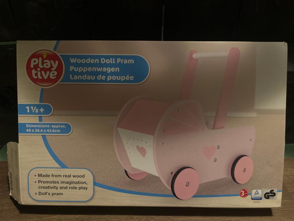 Nieuwe Playtive Houten Poppenwagen - Lidl, Ophalen, Nieuw
