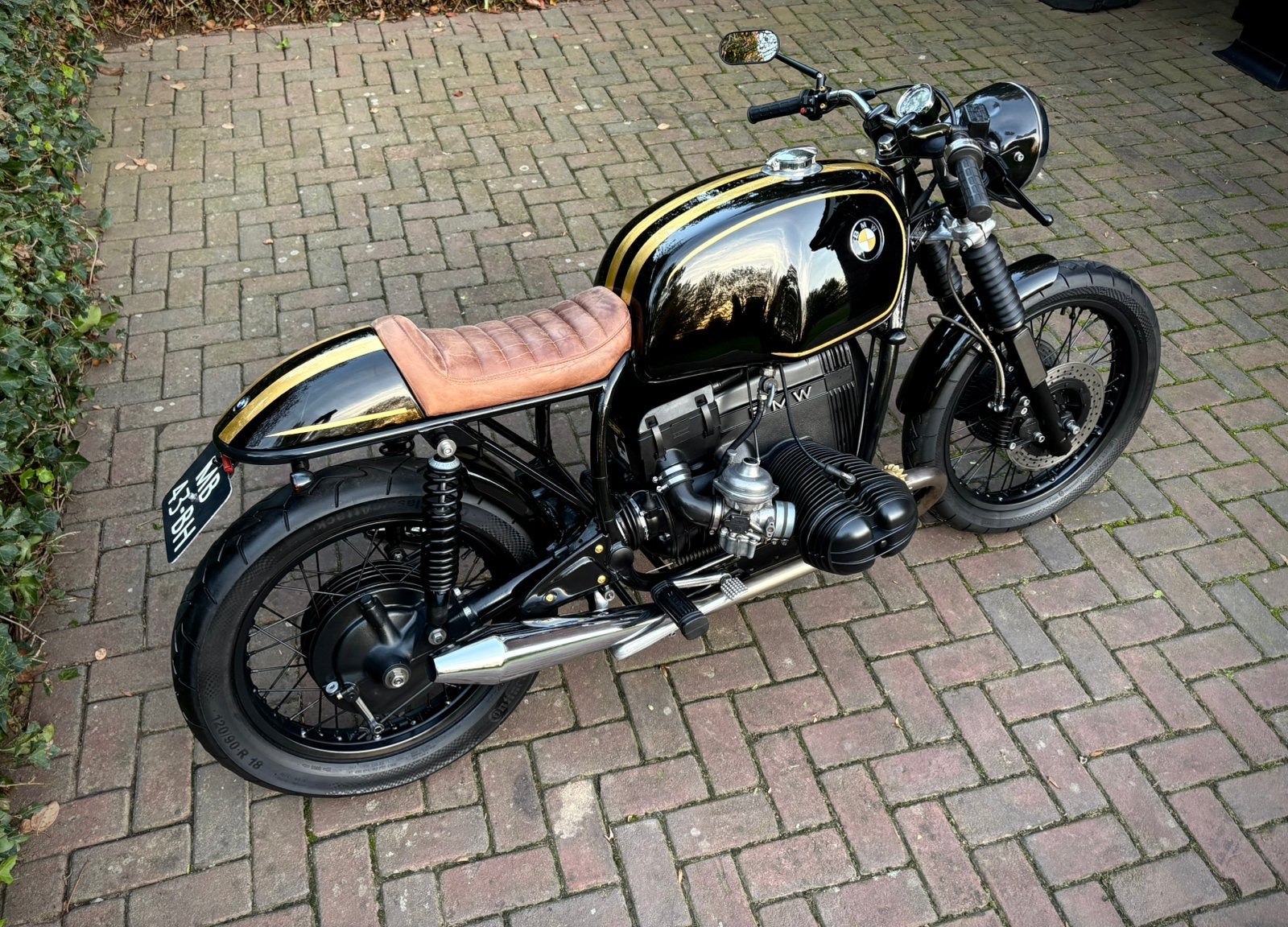 Prachtige BMW R100RT R100 RT Classic caferacer ACE13, LED Verlichting, 2 cilinders, Occasion, Motorrijbewijs A