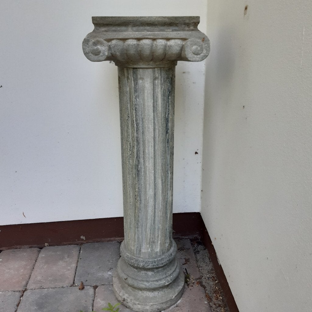 Massief marmeren romeinse zuil 81 cm hoog, Huis en Inrichting, Ophalen, Gebruikt